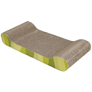 cat scratch scratching pad corrugated cat scratcher cardboard for indoor cats kitten for furniture protection durable texture design brown mountain shape scratcher