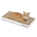 Cat Scratch Scratching Pad, Corrugated Cat Scratcher Cardboard for Indoor Cats, Kitten for Furniture Protection, Durable Texture Design (Brown, Box Shape Scratcher)