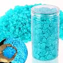 BokingOne 1000pcs Glow in The Dark Rocks Outdoor Decorations Stones Small Luminous Pebbles for Fish Tank Aquarium Lawn Patio Garden Indoor/Outdoor Decor and DIY Ideas -Light Blue
