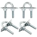 BokWin 4 Pcs Round U Bolts M6, 16mm Inner Width 46mm Length