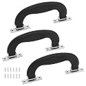 BokWin Black Plastic Luggage Handle, 6.1 Inch/155mm, 3 Pcs