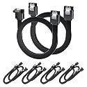 BolAAzuL 10PACK SATA Cable III Straight (5-Pack) & Right Angle (5-Pack)