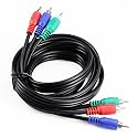 BolAAzuL 3 RCA to 3 RCA Cables 10 feet RGB Component Video Cable