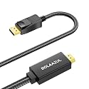 BolAAzuL Active 4K HDMI to DisplayPort Cable Unidirectional Male to Male