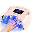 BOLASEN P30 Pro Cordless Rechargeable LED UV Nail Lamp for Gel Nails- Pink