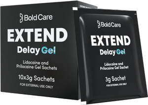 bold care extend delay gel pack of 10 sachets