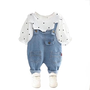 bold n elegant autumn sprint dino print kid39s full length sweatshirt hoodie with suspender dungaree pants smart casual jumpsuit for baby boys and girls