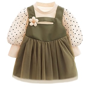 Bold N Elegant Baby-Girls Polka Dot Printed