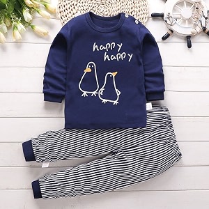 bold n elegant baby39s boys girls cotton cartoon printed t-shirt pant clothing set