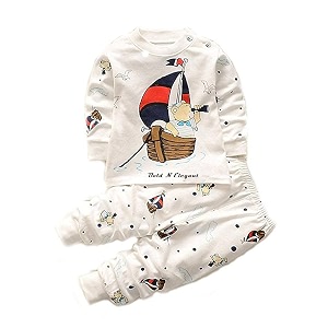 bold n elegant cool printed bear giraffe car cartoon printed full length tshirt pant clothing set for infant toddler kids