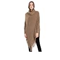 Bold N Elegant - Be Bold Inside &amp; Elegant Outside Women's Mid Thigh Wool Plain Parka Cape Coat Wrap