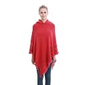 Bold N Elegant - Be Bold Inside & Elegant Outside Women's Mid Thigh Wool Plain Parka Cape Coat Wrap