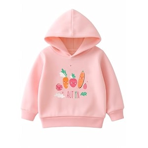 bold n elegant cute rainbow smile print kids full sleeve warm thick fur fleece winter tshirt sweatshirt hoodie for infant toddler baby boy amp girl