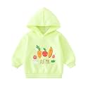 Bold N Elegant Cute Rainbow Smile Print Kids Full Sleeve Warm Thick Fur Fleece Winter Tshirt Sweatshirt Hoodie for Infant Toddler Baby Boy &amp; Girl