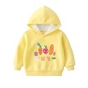 Bold N Elegant Cute Rainbow Smile Print Kids Full Sleeve Warm Thick Fur Fleece Winter Tshirt Sweatshirt Hoodie for Infant Toddler Baby Boy &amp; Girl