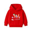 Bold N Elegant Cute Rainbow Smile Print Kids Full Sleeve Warm Thick Fur Fleece Winter Tshirt Sweatshirt Hoodie for Infant Toddler Baby Boy &amp; Girl
