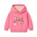 Bold N Elegant Cute Rainbow Smile Print Kids Full Sleeve Warm Thick Fur Fleece Winter Tshirt Sweatshirt Hoodie for Infant Toddler Baby Boy &amp; Girl