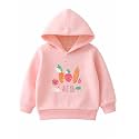 Bold N Elegant Cute Rainbow Smile Print Kids Full Sleeve Warm Thick Fur Fleece Winter Tshirt Sweatshirt Hoodie for Infant Toddler Baby Boy &amp; Girl
