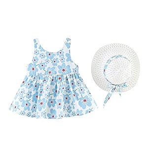 Bold N Elegant Girls Cotton Sleeveless Floral