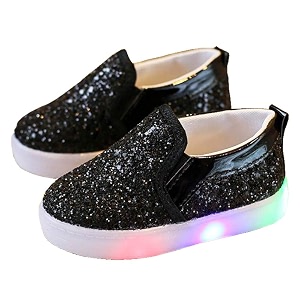 Bold N Elegant Girls Sparkling Glitter Moccassin