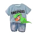 Bold N Elegant Kids Dinosaur Football Cotton