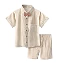 Bold N Elegant Kids Linen Solid Shirt