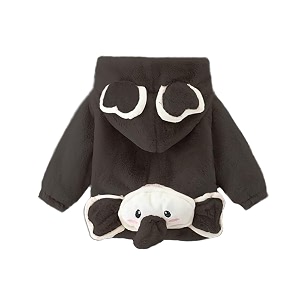 bold n elegant wool standard length fur warm winter kids outerwear hood baby jacket coat blanket with rainbow stripes for infant toddler boy39s girl kids