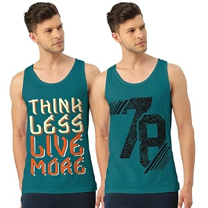men39s regular fit trendy printed sleevless vest with elegant design  super soft comfortable light weight casual innerwear sandobaniyan