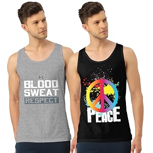 men39s regular fit trendy printed sleevless vest with elegant design  super soft comfortable light weight casual innerwear sandobaniyan