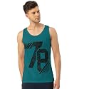 Men's Regular Fit Trendy Printed Sleevless Vest with Elegant Design | Super Soft Comfortable Light Weight Casual Innerwear Sando/Baniyan