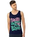 Men's Regular Fit Trendy Printed Sleevless Vest with Elegant Design | Super Soft Comfortable Light Weight Casual Innerwear Sando/Baniyan