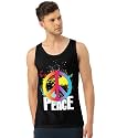 Men's Regular Fit Trendy Printed Sleevless Vest with Elegant Design | Super Soft Comfortable Light Weight Casual Innerwear Sando/Baniyan