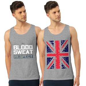 men vest versatile pure cotton sleeveless regular fit trendy printed sando baniyan ganji for men and boys suitable for gym workouts vacations and beaches casual sports