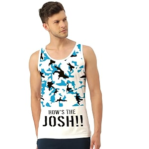 men vest versatile pure cotton sleeveless regular fit trendy printed sando baniyan ganji for men and boys suitable for gym workouts vacations and beaches casual sports