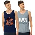Men Vest Versatile Pure Cotton Sleeveless Regular Fit Trendy Printed Sando Baniyan Ganji for Men and Boys Suitable for Gym Workouts Vacations and Beaches Casual Sports