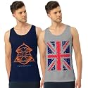 Men Vest Versatile Pure Cotton Sleeveless Regular Fit Trendy Printed Sando Baniyan Ganji for Men and Boys Suitable for Gym Workouts Vacations and Beaches Casual Sports