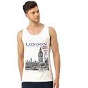 Men Vest Versatile Pure Cotton Sleeveless Regular Fit Trendy Printed Sando Baniyan Ganji for Men and Boys Suitable for Gym Workouts Vacations and Beaches Casual Sports