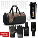 BoldFire Military Camouflage Gym Bag Combo with