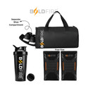 BoldFire Sports Gym Bag with Shoe Compartment