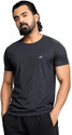 BOLDFIT Solid Men Round Neck Blue T-Shirt