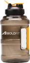 BOLDFIT Gym Gallon Water Bottle (2.5 Litre, Extra Large) Leak Proof Fitness Sports Gallon 2500 ml Plastic Shaker (Pack of 1, Black)