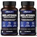 Boldfit Melatonin 10mg Sleeping Pills with Tagar 250mg and Vitamin B6 Non-Habit Forming Sleep Supplement for Men &amp; Women Melatonin Tablets for Relaxation Sleep Routine &amp; Night-Time Support- 120 Vegetarian Tablets