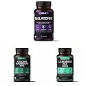 Boldfit Melatonin 5mg Sleeping Aid Pills for Deep Sleep with Tagara 125mg for Men&amp;Women - Sleeping Aid Pills - 60 Veg Tablets &amp; Calcium Tablets - 60 Tablets &amp; L-Arginine 1000mg Supplement - 60 Tablets