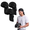 Boldfit Pirate Bandana Cap for Men & Women Helmet Skull Cap Dew Rag Head Wrap with Tie Back Cotton Pirate Hat for Biker, Cycling, Running, Chef, Gym, Riding, Halloween Costume & Outdoor Sports