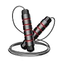 Boldfit Skipping Rope for Men, Women &amp; Children - Jump Rope for Exercise Workout &amp; Weight Loss - Tangle Free Jumping Rope for Kids, Red
