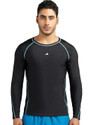 BOLDFIT Solid Men Round Neck Black T-Shirt