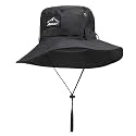 Boldfit Unisex's Sun Hat for Men &amp; Women UPF Protection Wide Brim Outdoor Hat with Adjustable Fit, Breathable Fabric, Moisture-Wicking &amp; Packable Design-Ideal for Hiking, Trekking, Beach &amp; Travel