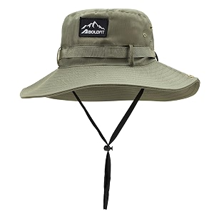 boldfit unisex39s sun hat for men amp women upf protection wide brim outdoor hat with adjustable fit breathable fabric moisture-wicking amp packable design-ideal for hiking trekking beach amp travel
