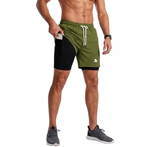 BOLDSHARK Mens 2 in 1 Active Dual