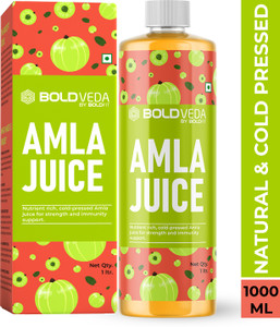 boldveda amla juice for hair growth skin  weight loss drink ayurvedic gooseberry juice 2 x 1 l
